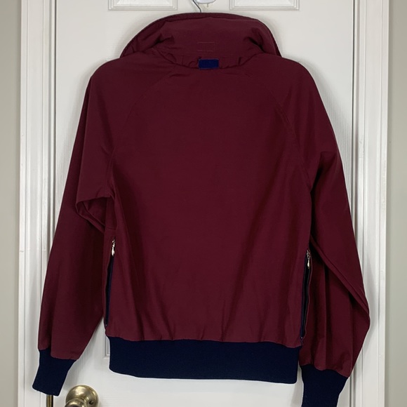 Mother Karens’s burgundy long sleeved full length zippered Jack small. 4 pockets - Picture 6 of 6
